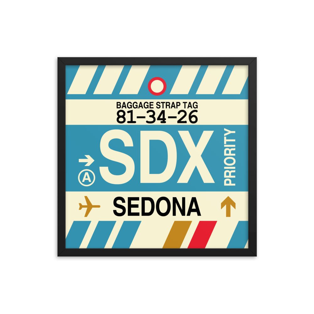 Travel-Themed Framed Print • SDX Sedona Souvenir • YHM Designs - Image 05