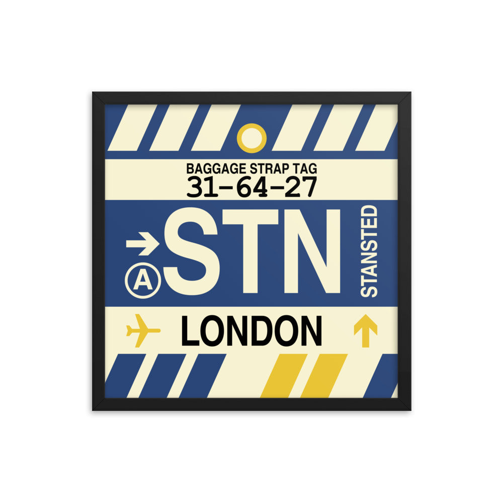 Travel-Themed Framed Print • STN London Souvenir • YHM Designs - Image 05