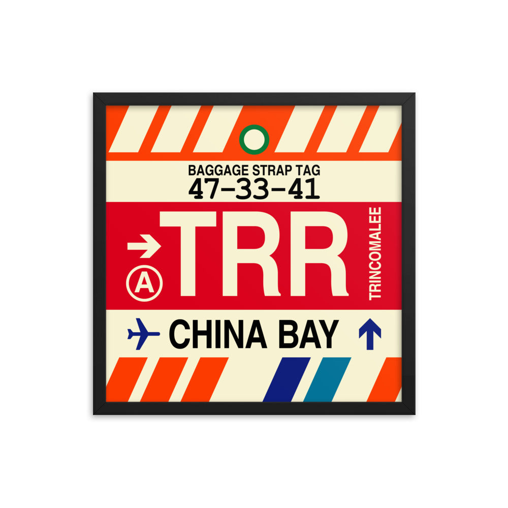 Travel-Themed Framed Print • TRR China Bay Souvenir • YHM Designs - Image 05