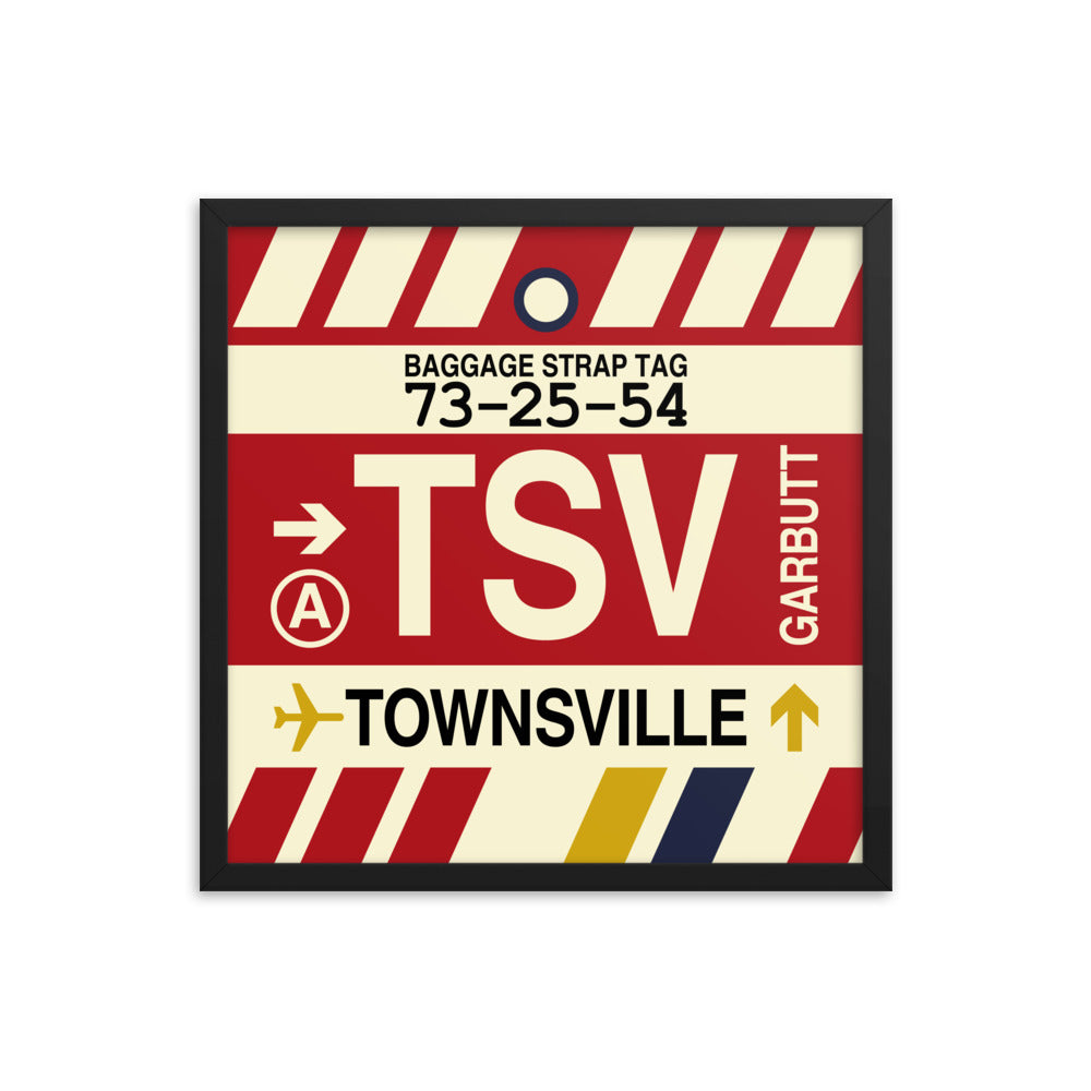 Travel-Themed Framed Print • TSV Townsville • YHM Designs - Image 05