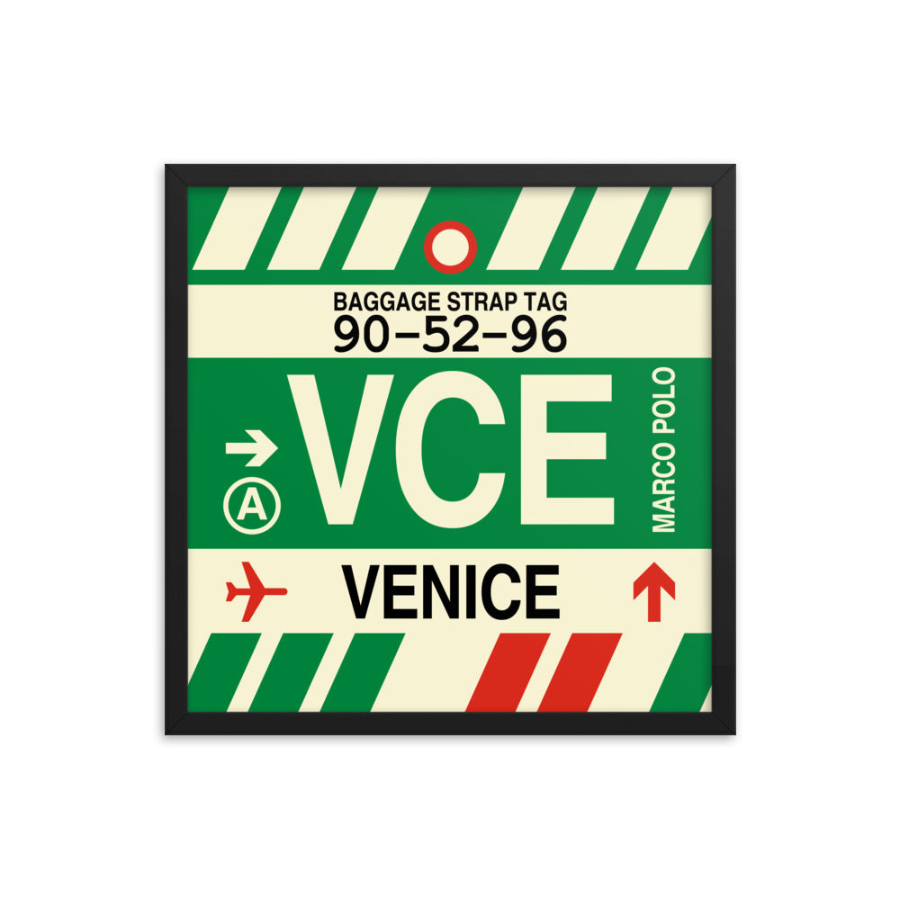 Travel-Themed Framed Print • VCE Venice Souvenir • YHM Designs - Image 05