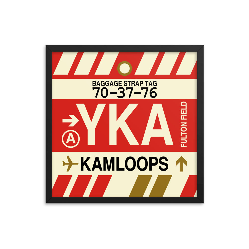 Travel-Themed Framed Print • YKA Kamloops • YHM Designs - Image 05