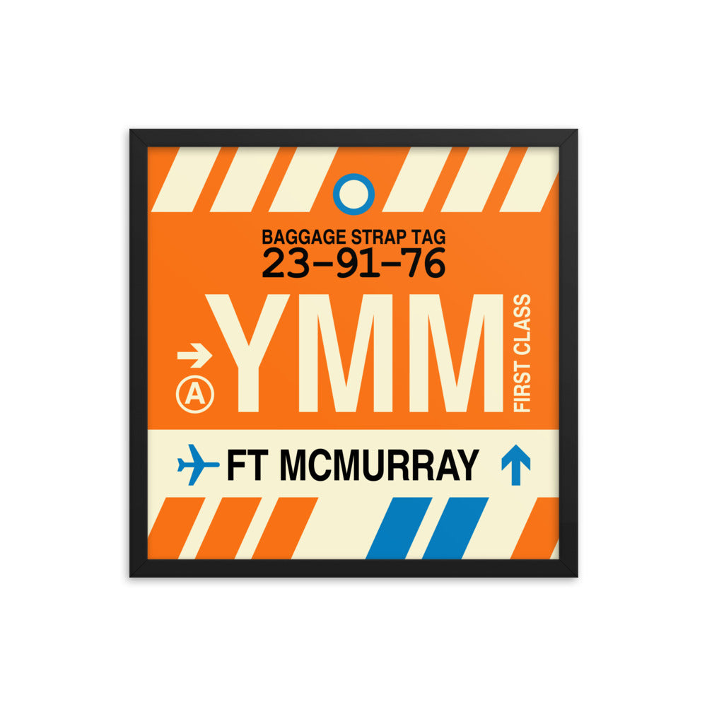 Travel-Themed Framed Print • YMM Fort McMurray • YHM Designs - Image 05