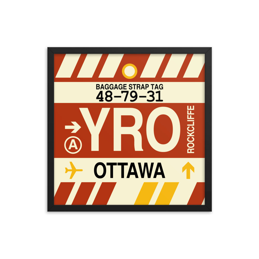 Travel-Themed Framed Print • YRO Ottawa • YHM Designs - Image 05