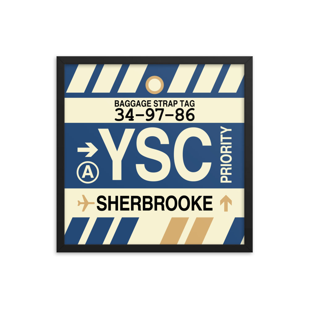 Travel-Themed Framed Print • YSC Sherbrooke • YHM Designs - Image 05