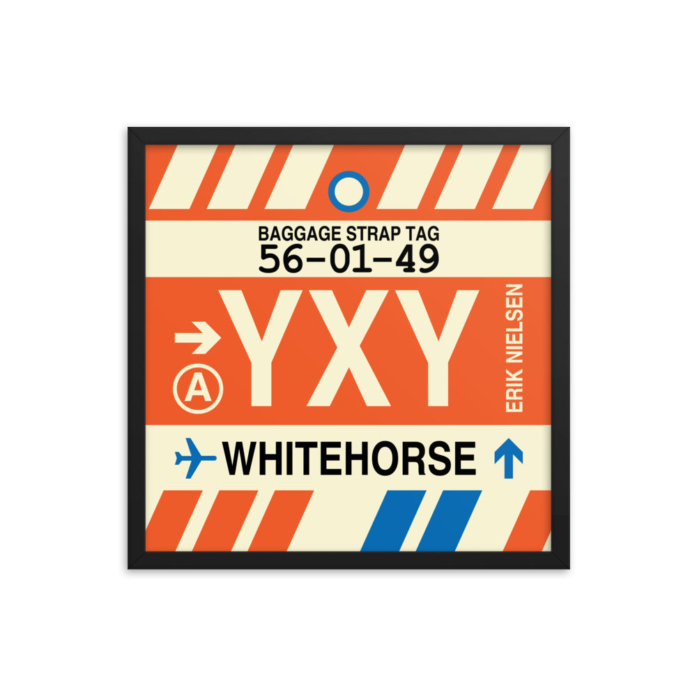 Travel-Themed Framed Print • YXY Whitehorse • YHM Designs - Image 05