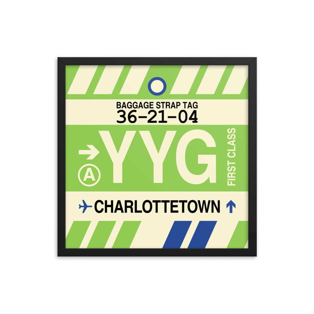 Travel-Themed Framed Print • YYG Charlottetown • YHM Designs - Image 05