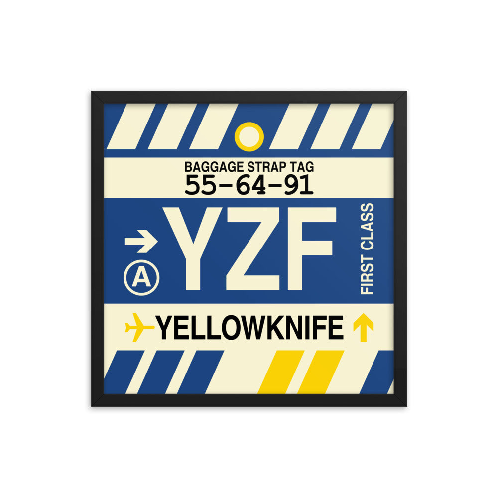 Travel-Themed Framed Print • YZF Yellowknife • YHM Designs - Image 05