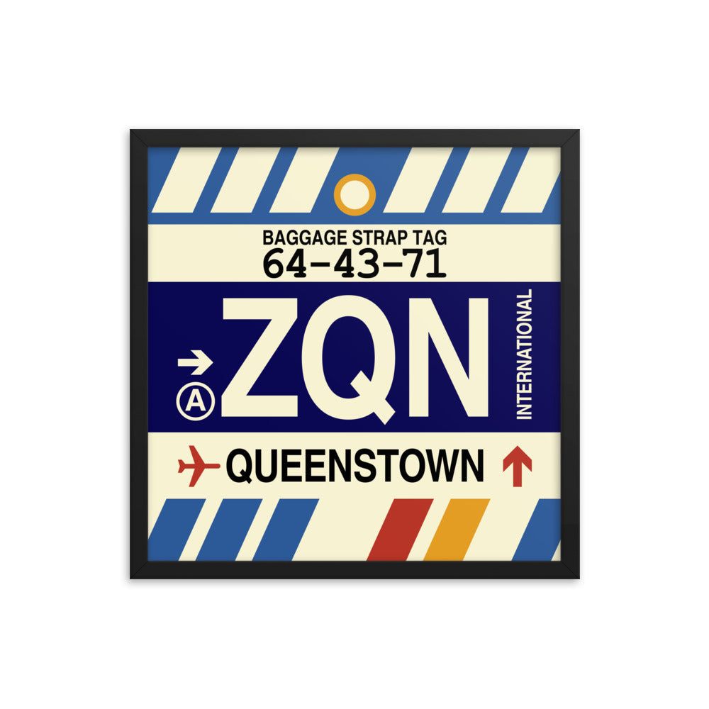Travel-Themed Framed Print • ZQN Queenstown Souvenir • YHM Designs - Image 05
