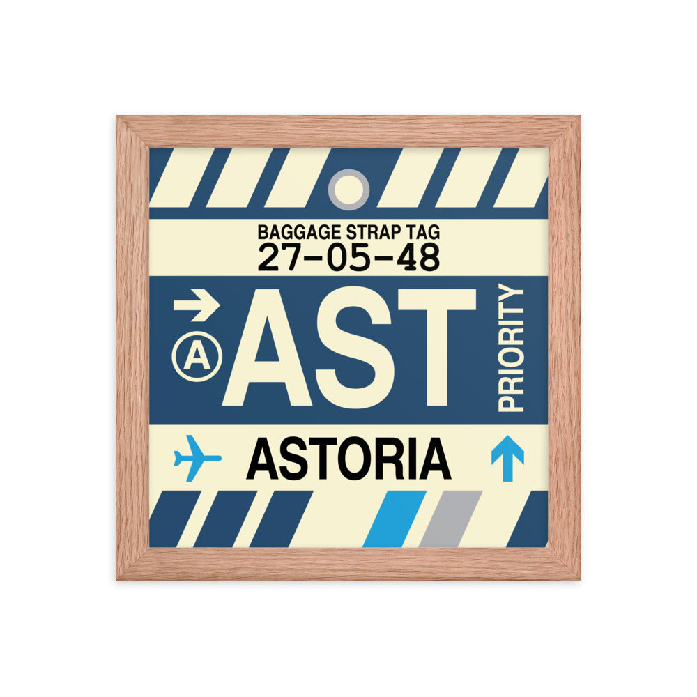 Travel-Themed Framed Print • AST Astoria Souvenir • YHM Designs - Image 06