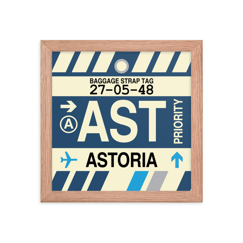 Travel-Themed Framed Print • AST Astoria • YHM Designs - Image 06