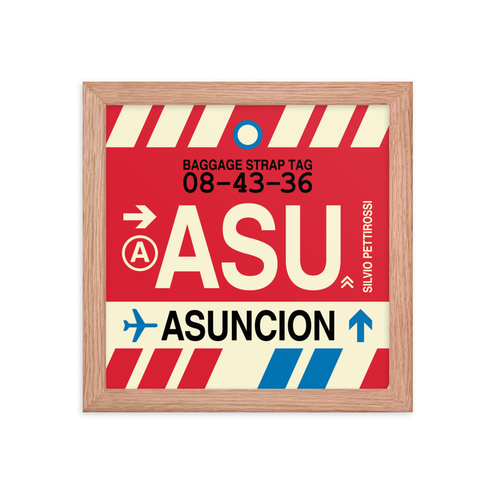 Travel-Themed Framed Print • ASU Asuncion • YHM Designs - Image 06