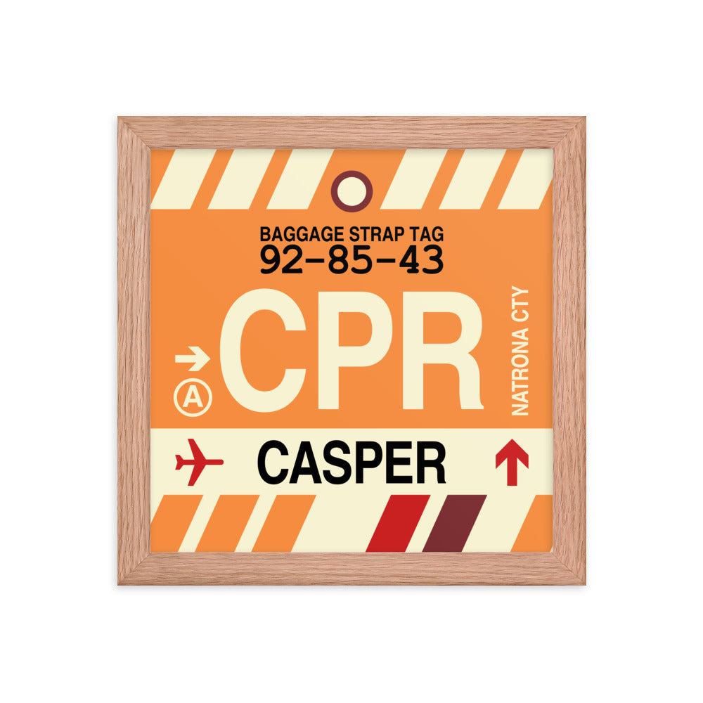 Travel-Themed Framed Print • CPR Casper Souvenir • YHM Designs - Image 06