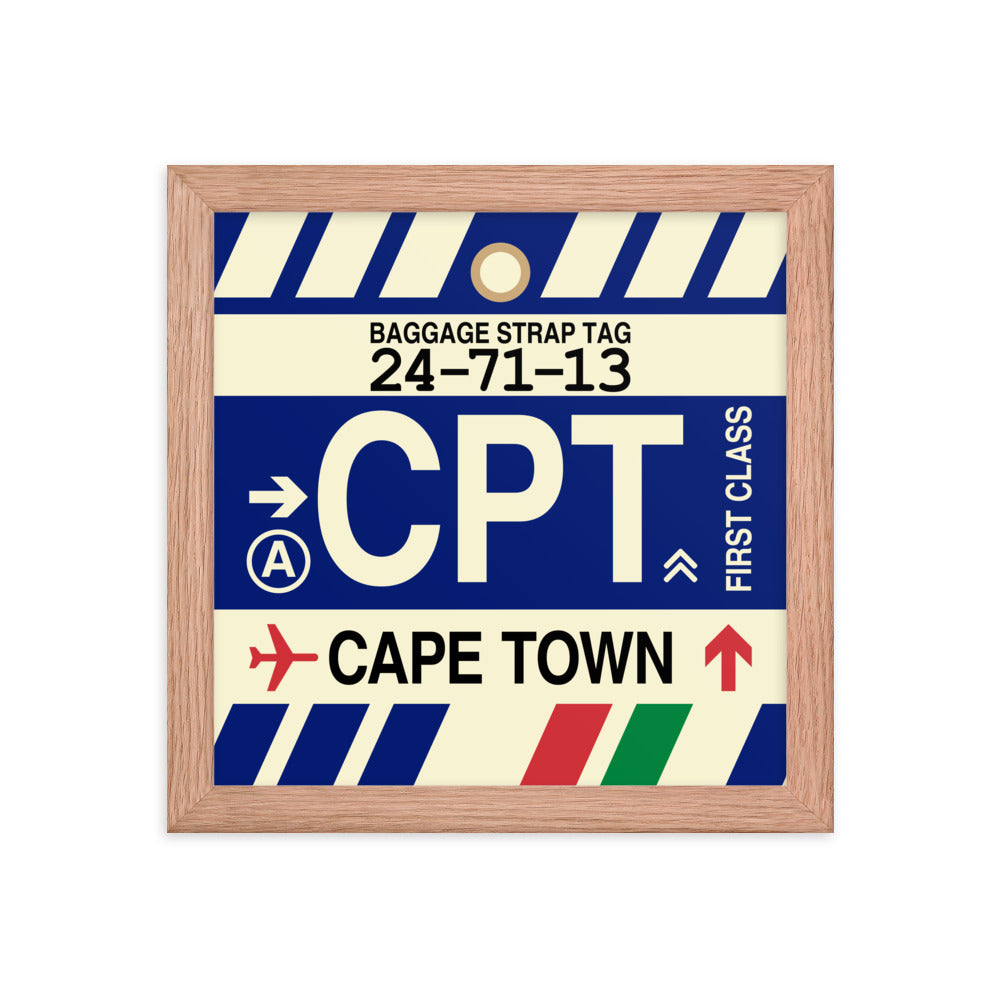 Travel-Themed Framed Print • CPT Cape Town • YHM Designs - Image 06