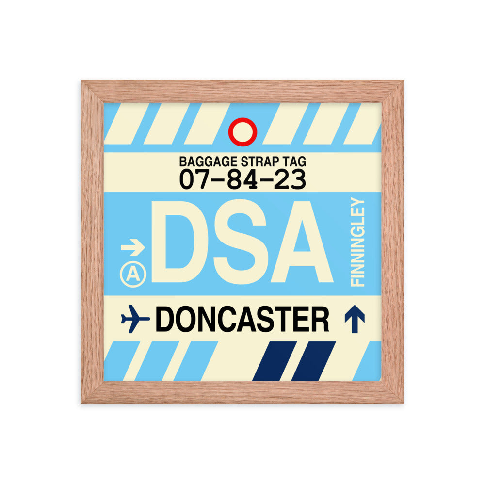 Travel-Themed Framed Print • DSA Doncaster Souvenir • YHM Designs - Image 06