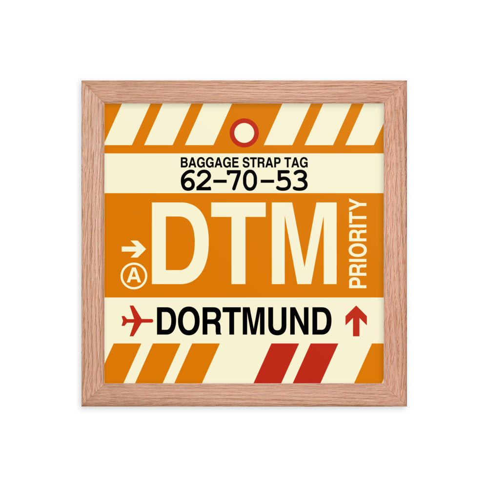 Travel-Themed Framed Print • DTM Dortmund Souvenir • YHM Designs - Image 06