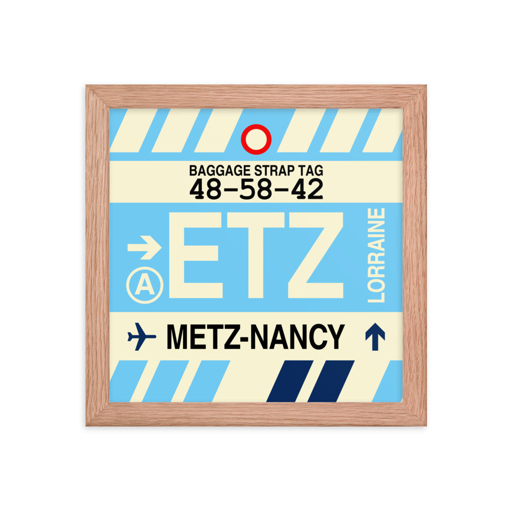 Travel-Themed Framed Print • ETZ Metz-Nancy-Lorraine • YHM Designs - Image 06