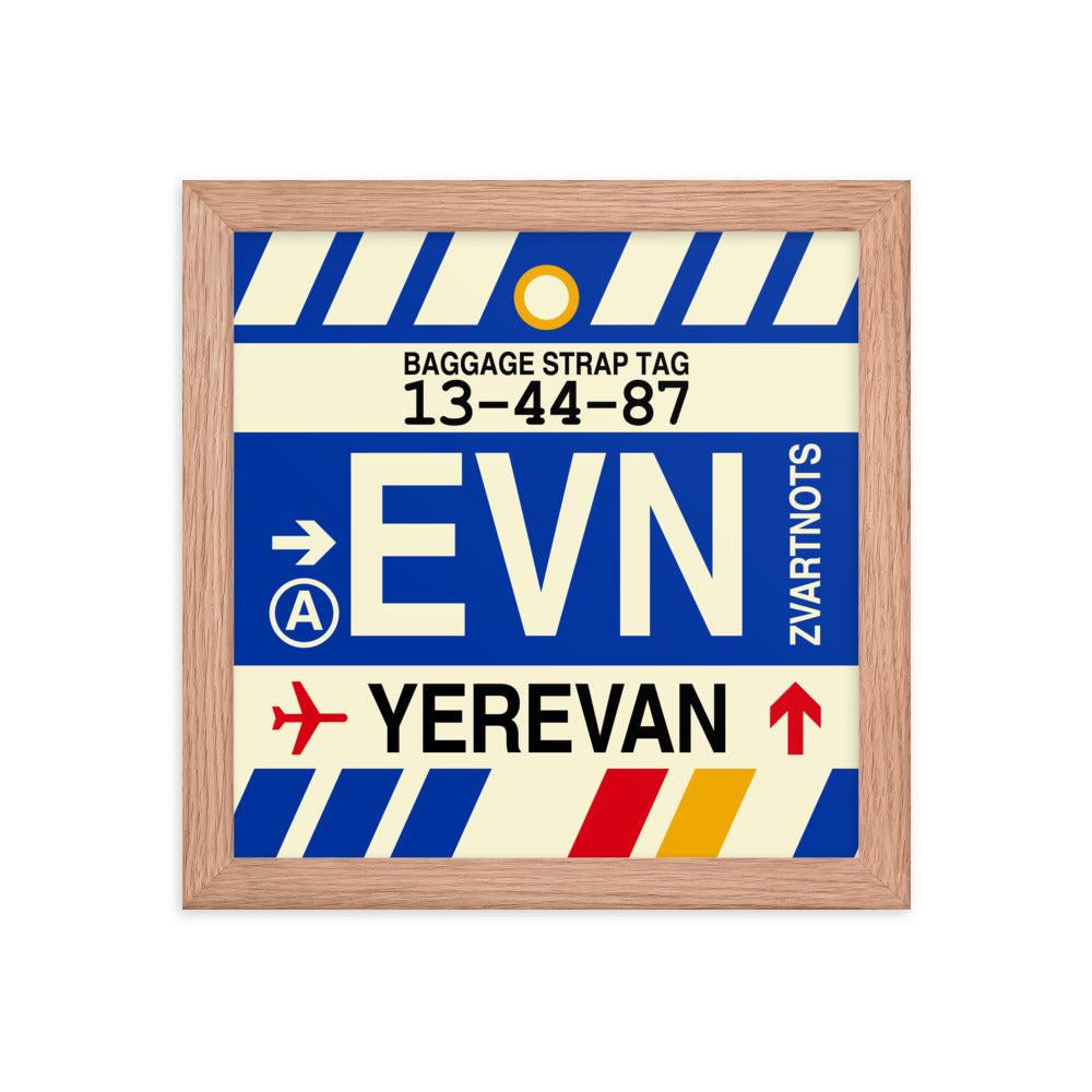 Travel-Themed Framed Print • EVN Yerevan Souvenir • YHM Designs - Image 06