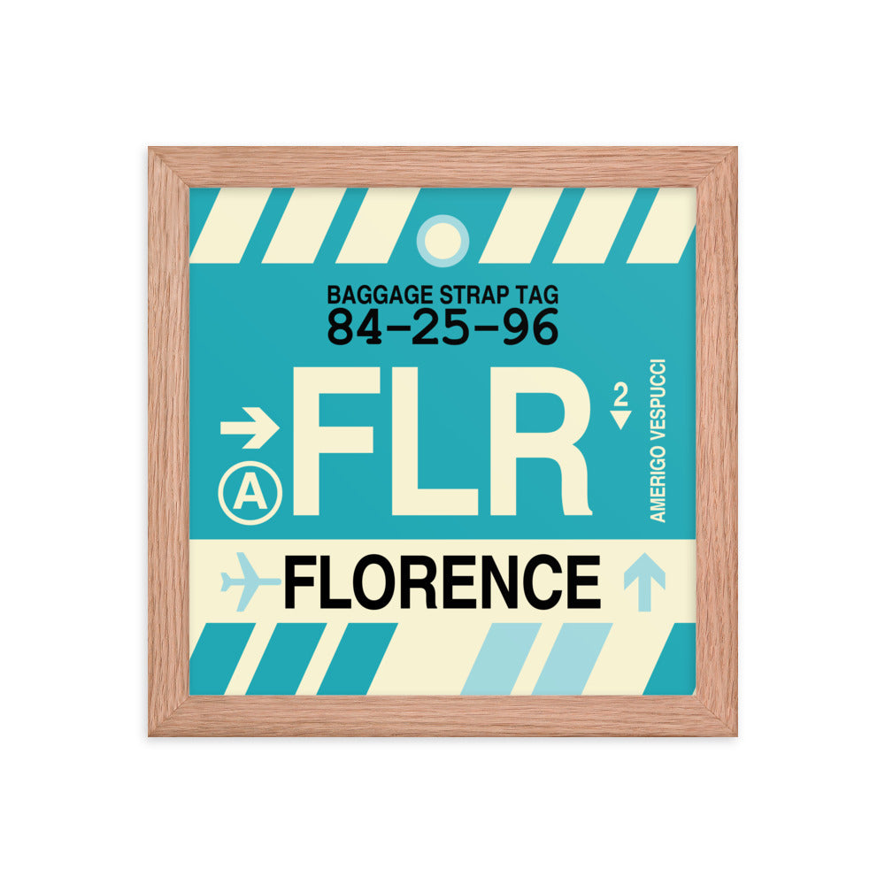 Travel-Themed Framed Print • FLR Florence Souvenir • YHM Designs - Image 06