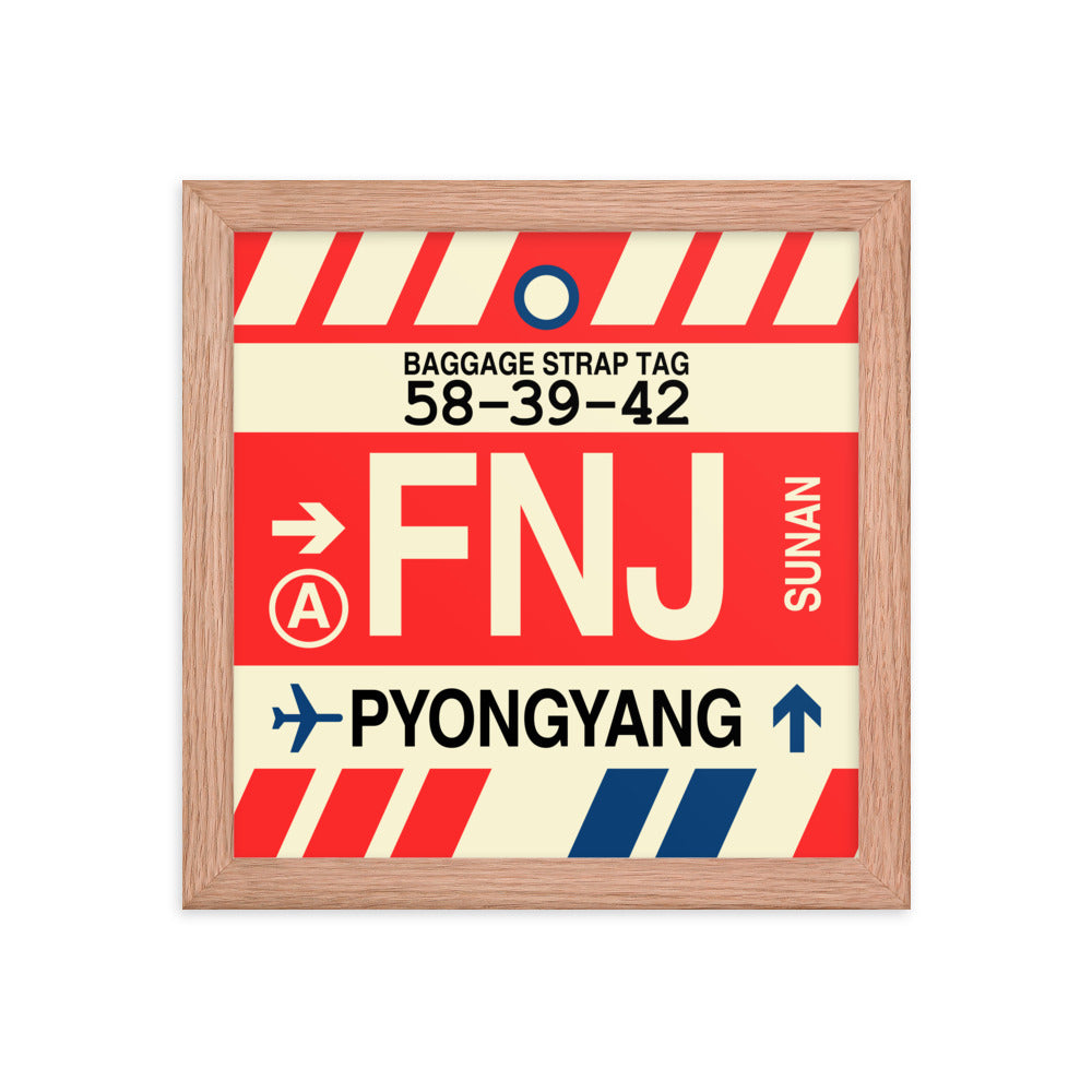 Travel-Themed Framed Print • FNJ Pyongyang Souvenir • YHM Designs - Image 06