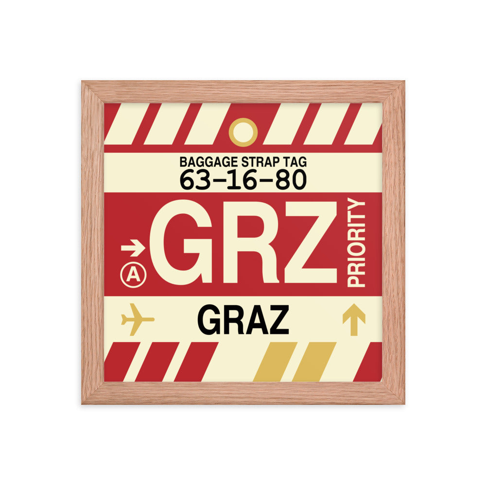 Travel-Themed Framed Print • GRZ Graz Souvenir • YHM Designs - Image 06