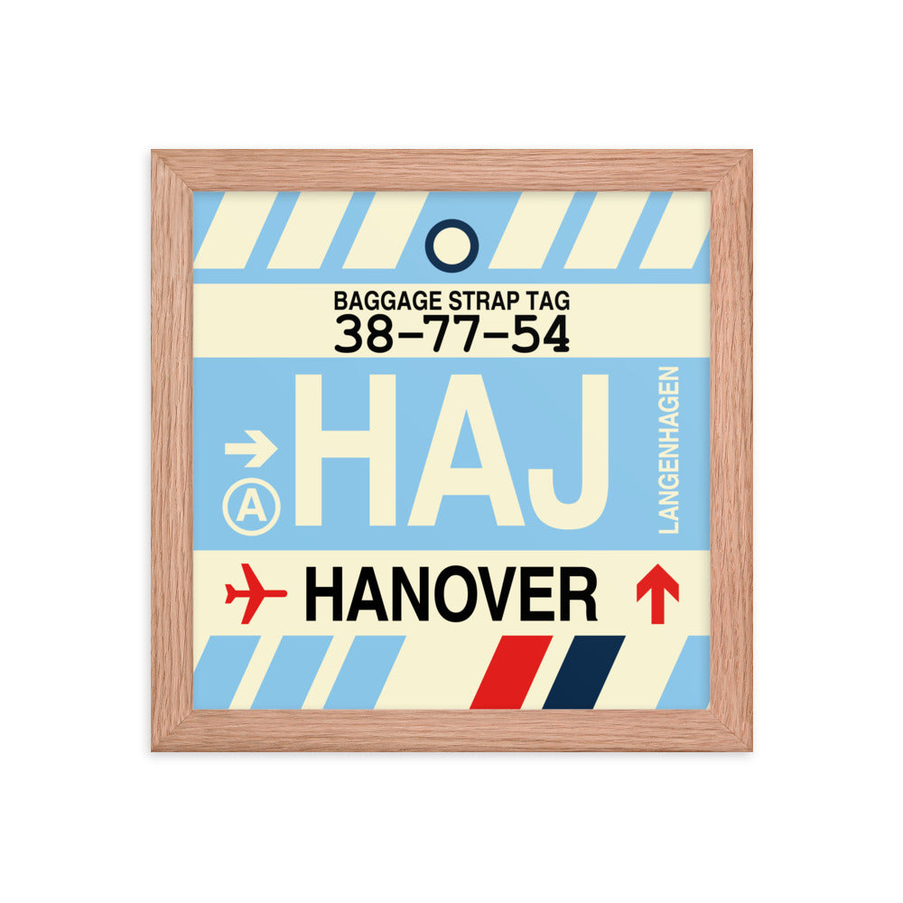 Travel-Themed Framed Print • HAJ Hanover Souvenir • YHM Designs - Image 06