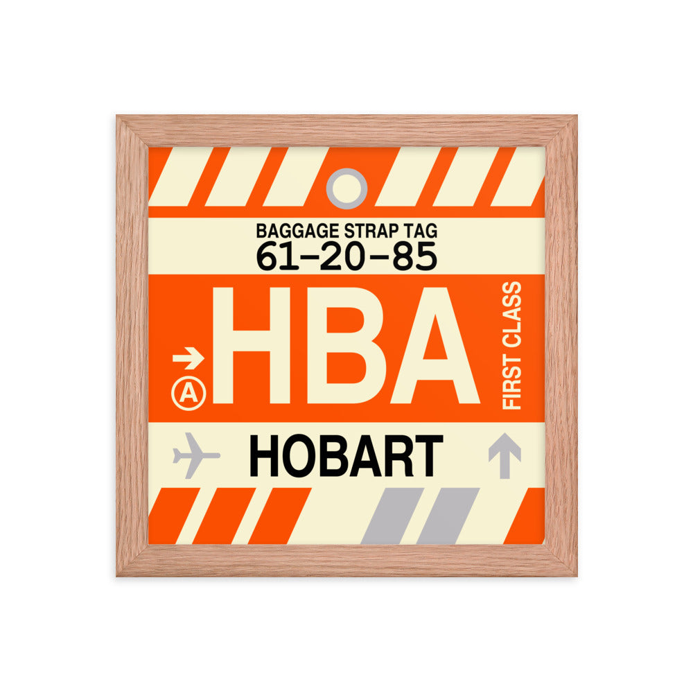 Travel-Themed Framed Print • HBA Hobart • YHM Designs - Image 06