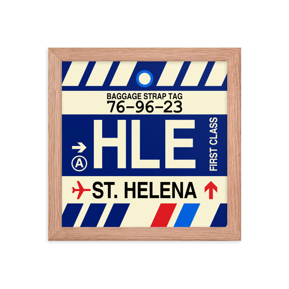 Travel-Themed Framed Print • HLE St. Helena • YHM Designs - Image 06