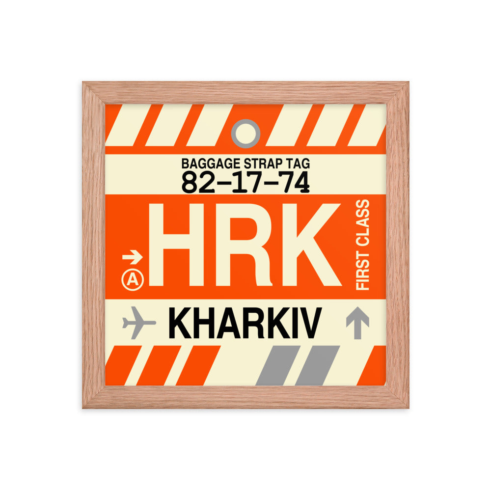 Travel-Themed Framed Print • HRK Kharkiv Souvenir • YHM Designs - Image 06