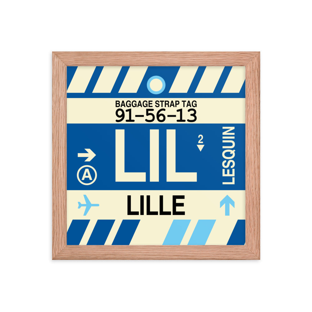 Travel-Themed Framed Print • LIL Lille • YHM Designs - Image 06