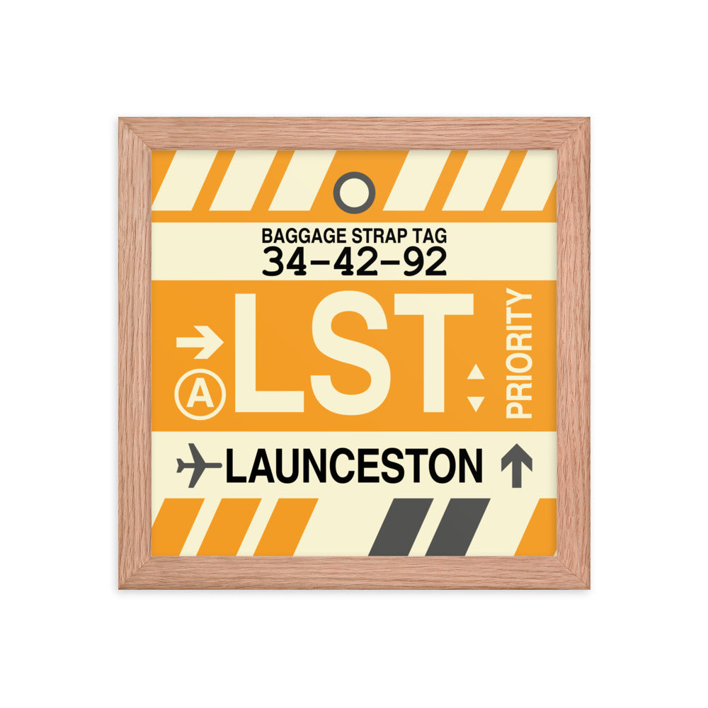 Travel-Themed Framed Print • LST Launceston • YHM Designs - Image 06