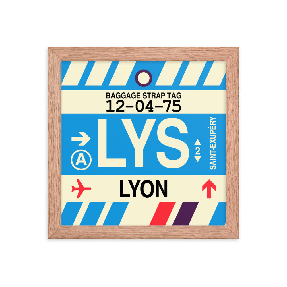 Travel-Themed Framed Print • LYS Lyon Souvenir • YHM Designs - Image 06