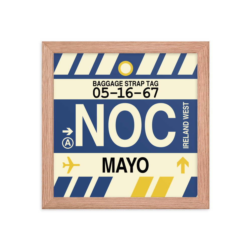 Travel-Themed Framed Print • NOC Mayo Souvenir • YHM Designs - Image 06
