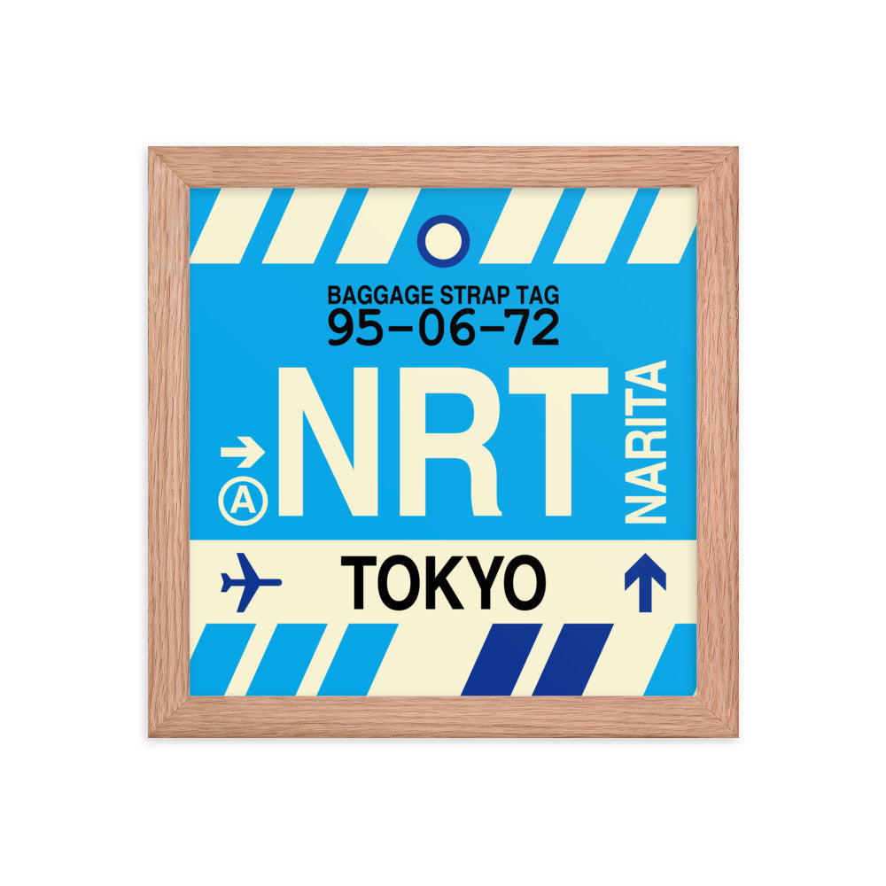 Travel-Themed Framed Print • NRT Tokyo Souvenir • YHM Designs - Image 06