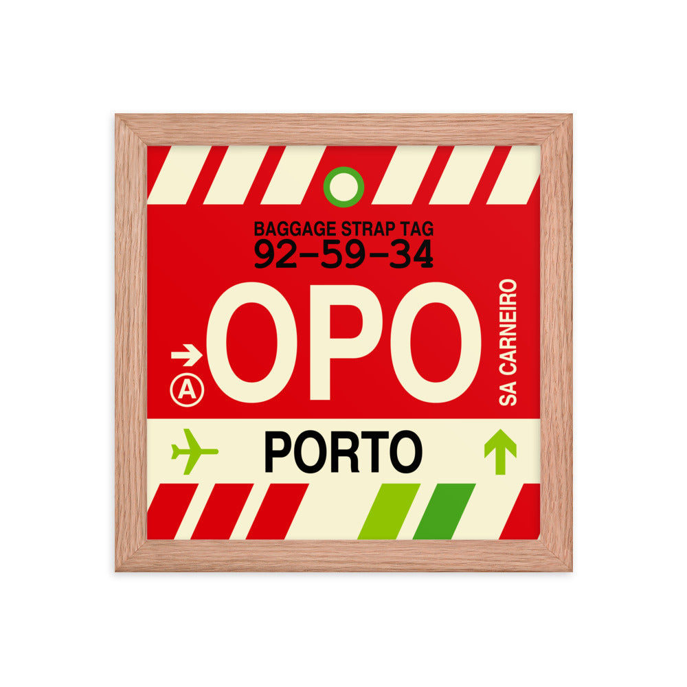 Travel-Themed Framed Print • OPO Porto Souvenir • YHM Designs - Image 06