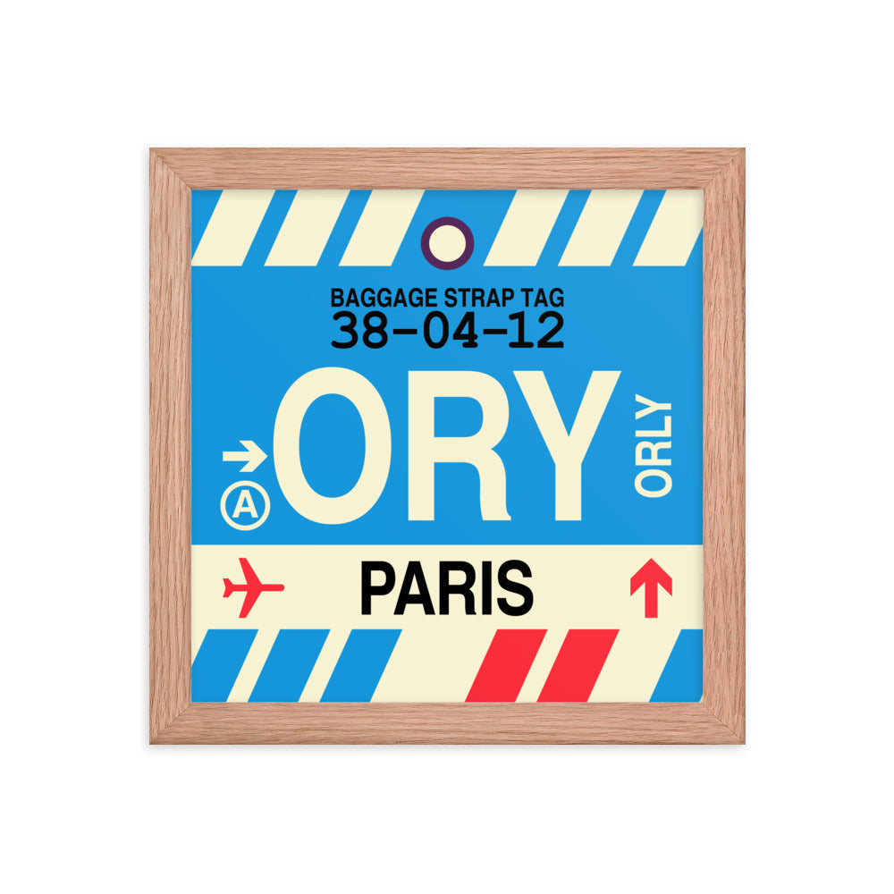Travel-Themed Framed Print • ORY Paris Souvenir • YHM Designs - Image 06