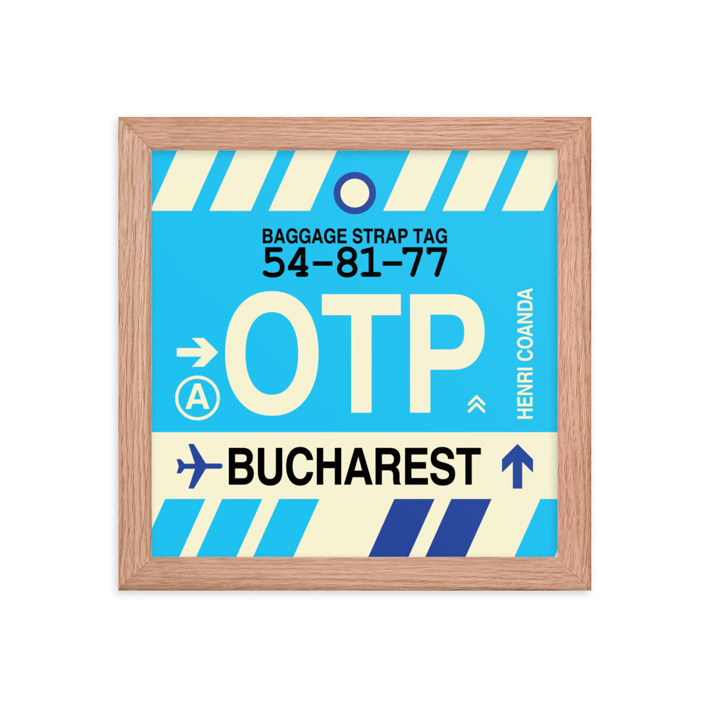 Travel-Themed Framed Print • OTP Bucharest Souvenir • YHM Designs - Image 06