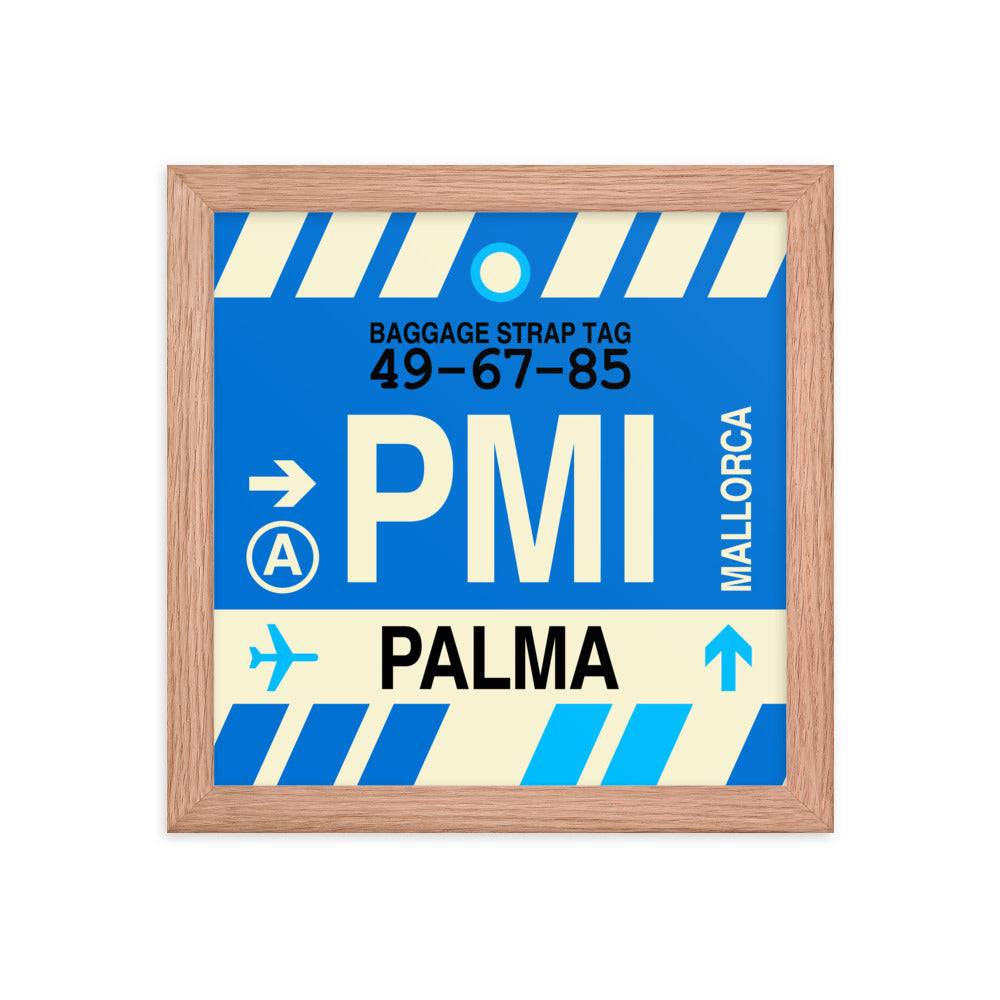 Travel-Themed Framed Print • PMI Palma de Mallorca Souvenir • YHM Designs - Image 06