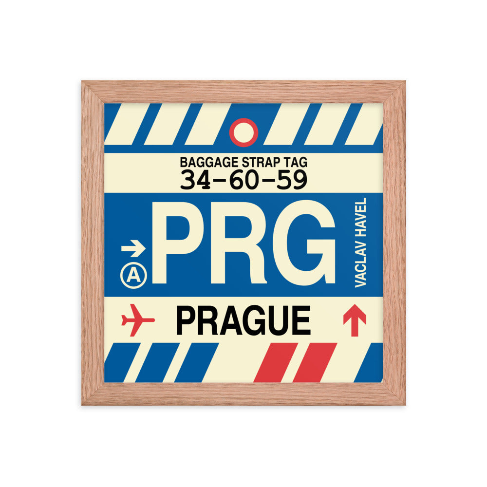 Travel-Themed Framed Print • PRG Prague Souvenir • YHM Designs - Image 06