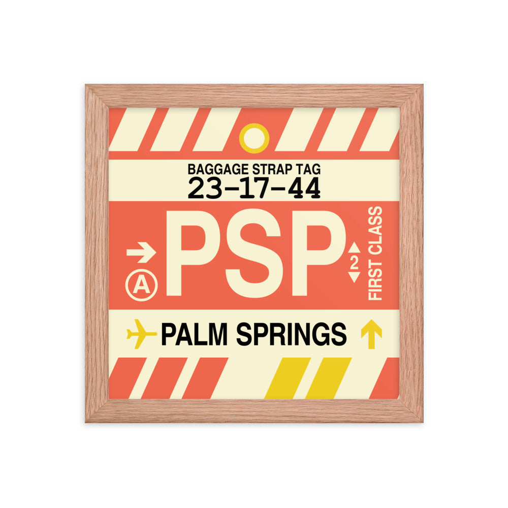 Travel-Themed Framed Print • PSP Palm Springs Souvenir • YHM Designs - Image 06