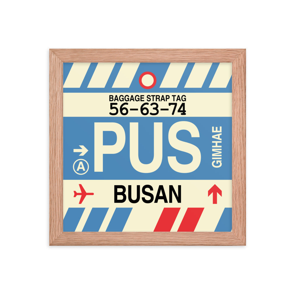 Travel-Themed Framed Print • PUS Busan Souvenir • YHM Designs - Image 06