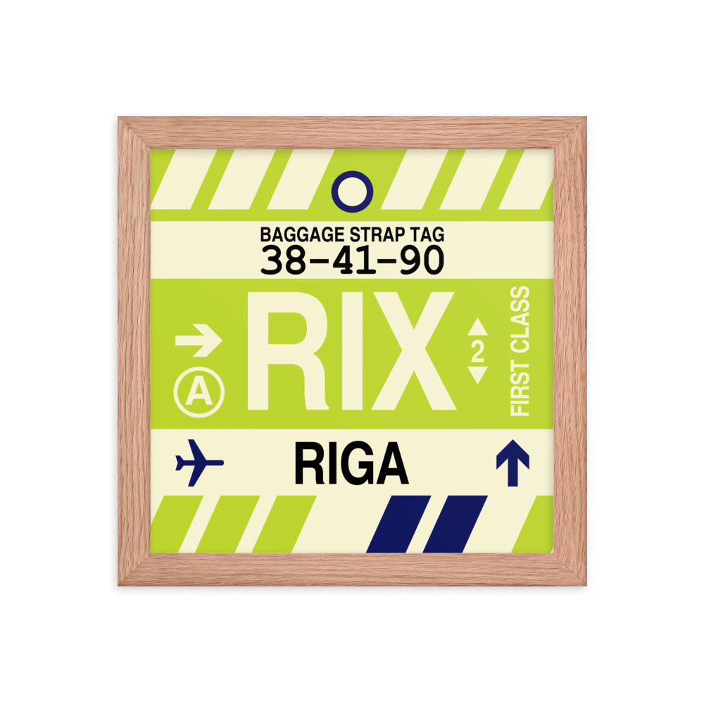 Travel-Themed Framed Print • RIX Riga Souvenir • YHM Designs - Image 06