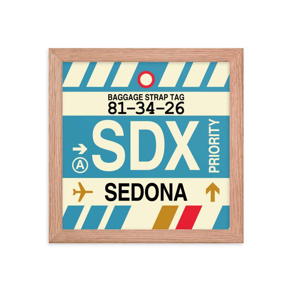 Travel-Themed Framed Print • SDX Sedona Souvenir • YHM Designs - Image 06