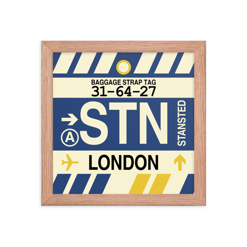 Travel-Themed Framed Print • STN London Souvenir • YHM Designs - Image 06