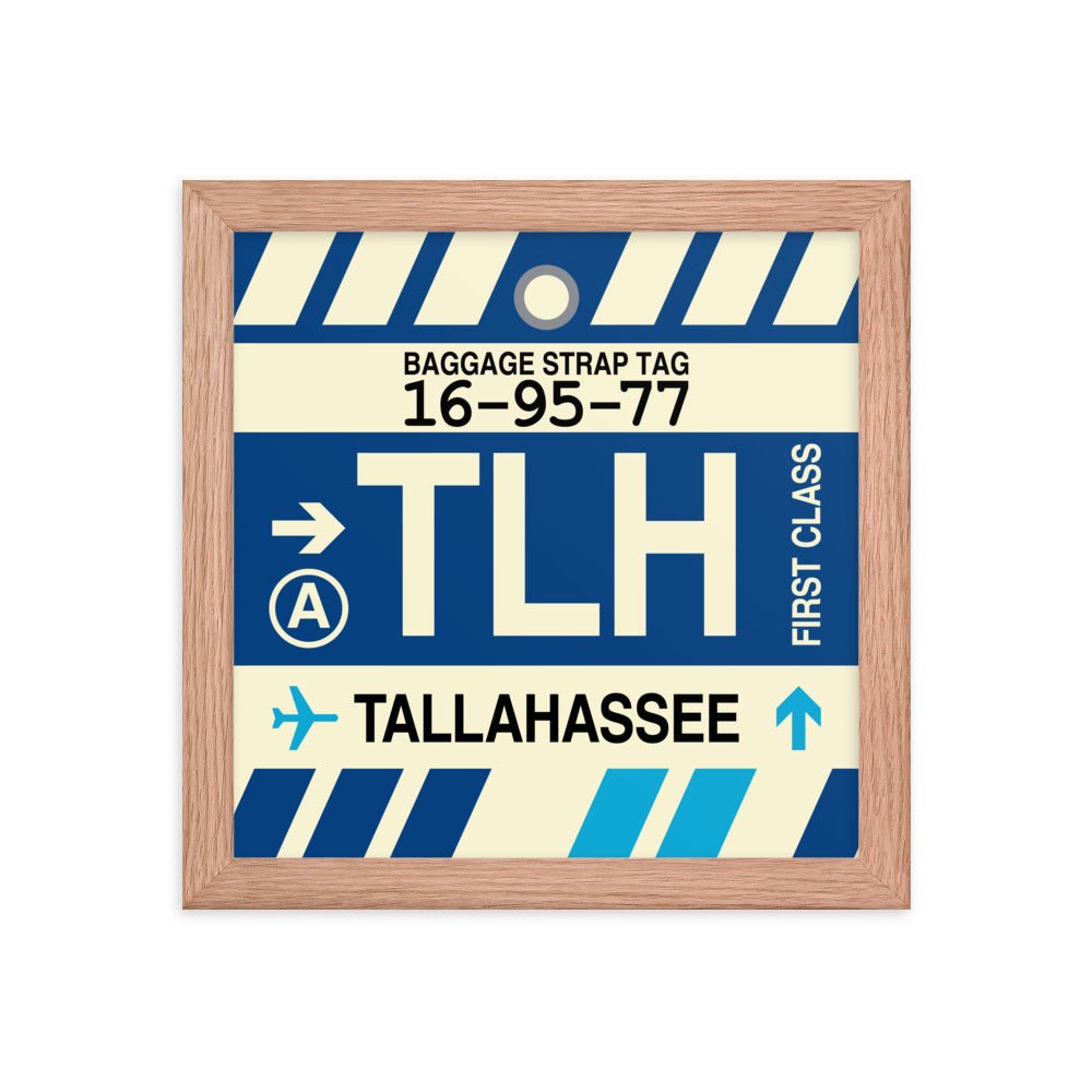 Travel-Themed Framed Print • TLH Tallahassee • YHM Designs - Image 06