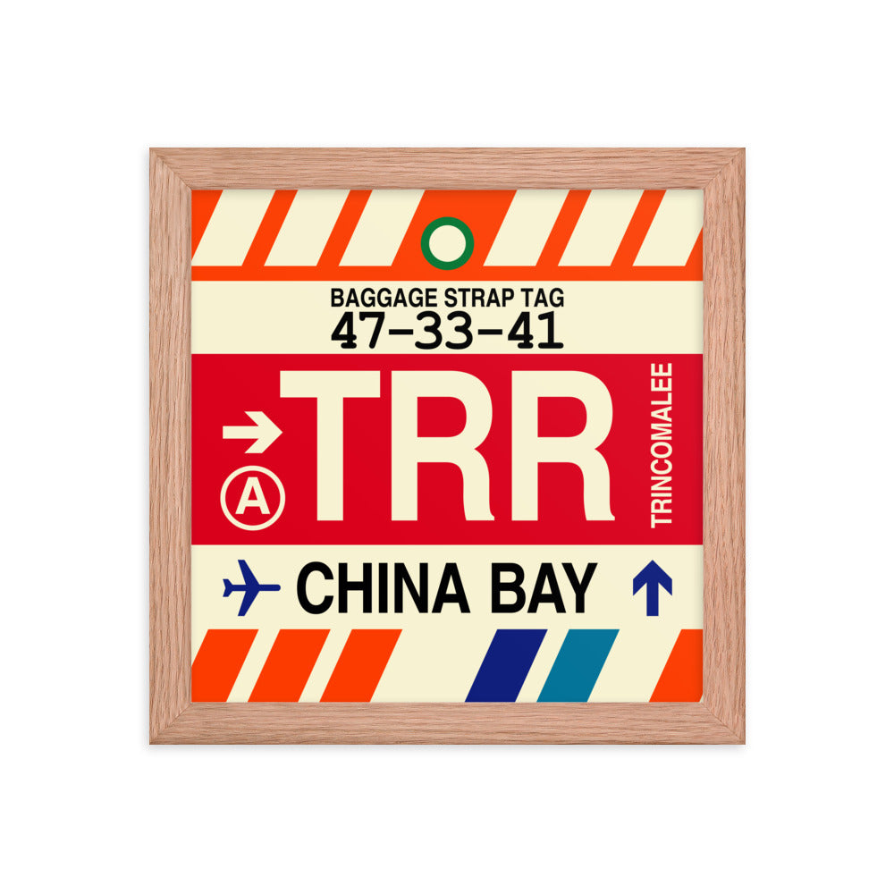 Travel-Themed Framed Print • TRR China Bay Souvenir • YHM Designs - Image 06