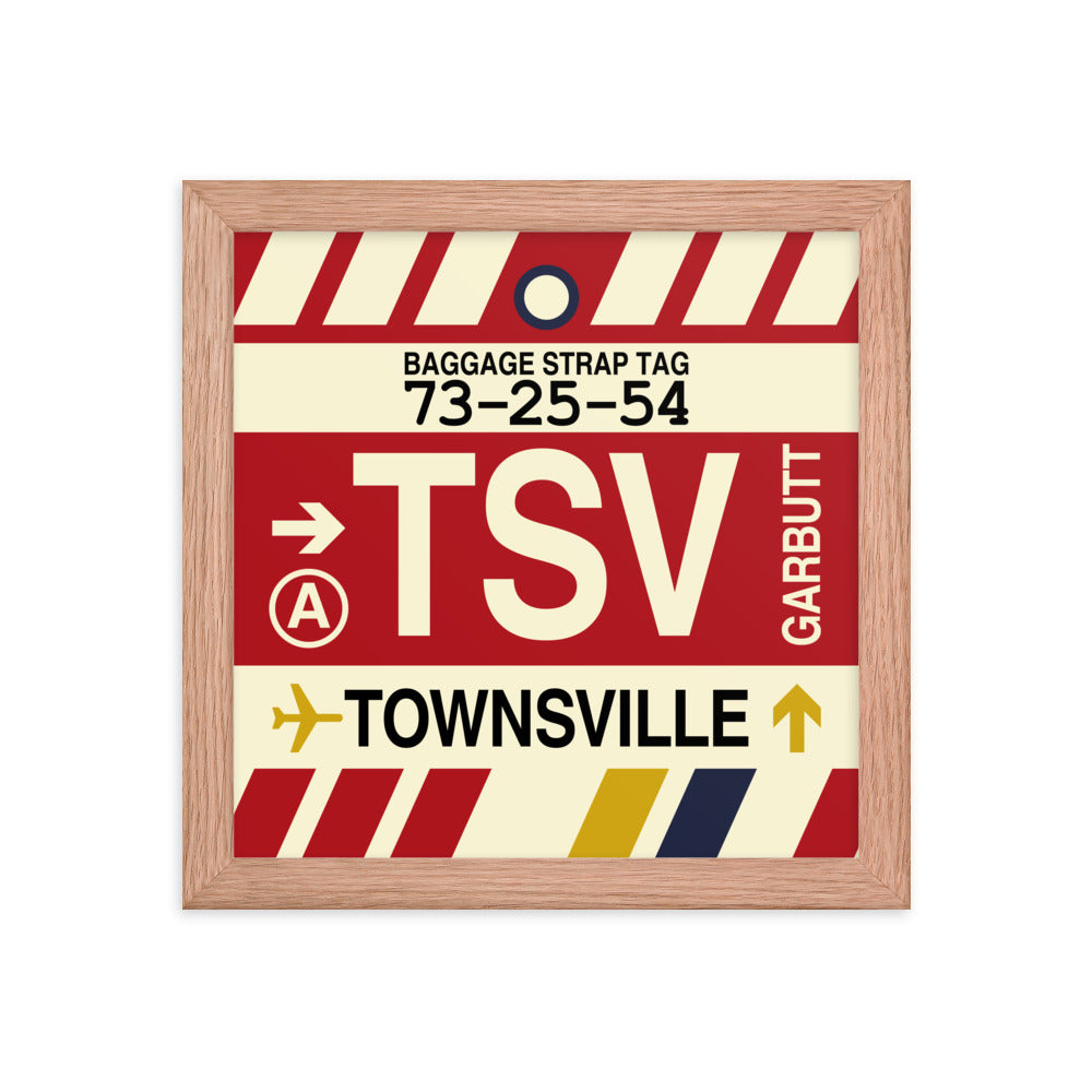 Travel-Themed Framed Print • TSV Townsville • YHM Designs - Image 06