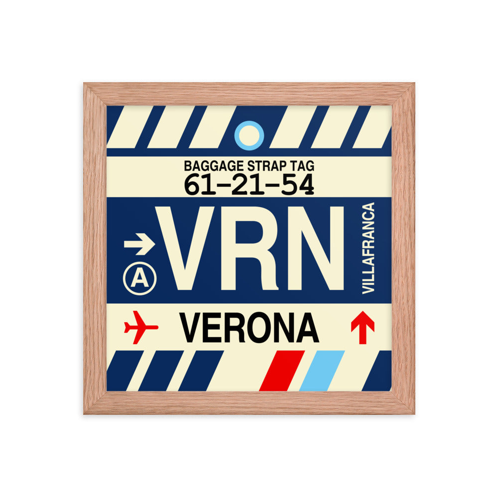 Travel-Themed Framed Print • VRN Verona Souvenir • YHM Designs - Image 06