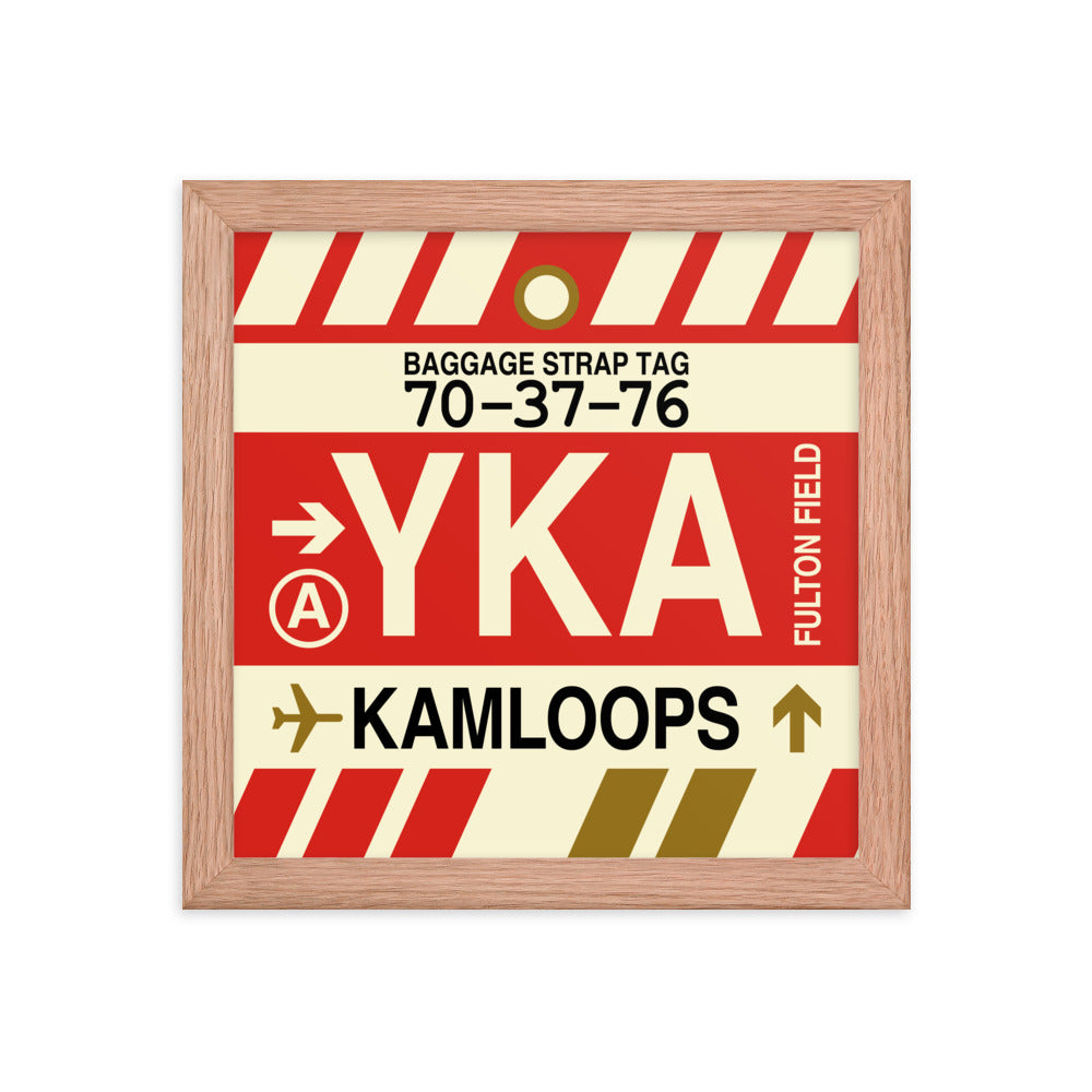 Travel-Themed Framed Print • YKA Kamloops • YHM Designs - Image 06