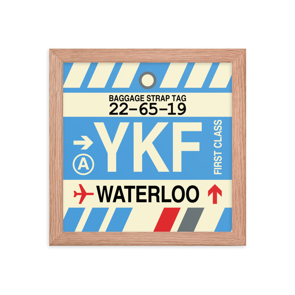Travel-Themed Framed Print • YKF Waterloo Souvenir • YHM Designs - Image 06